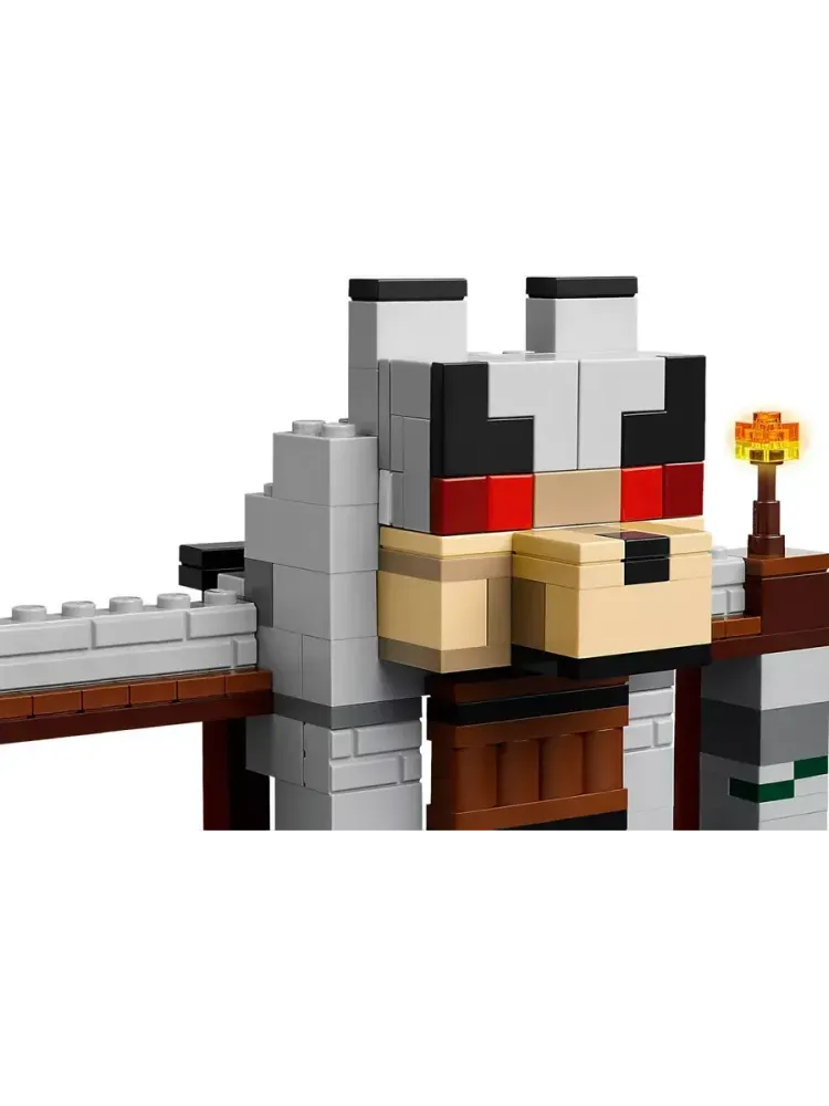 Конструктор Minecraft 21261 Волчья крепость