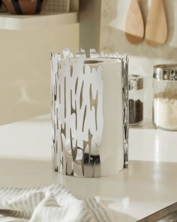 Alessi Стальная подставка для бумажных полотенец Barkroll