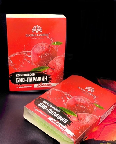 Косметический био-парафин с ароматом яблока, 500 мл