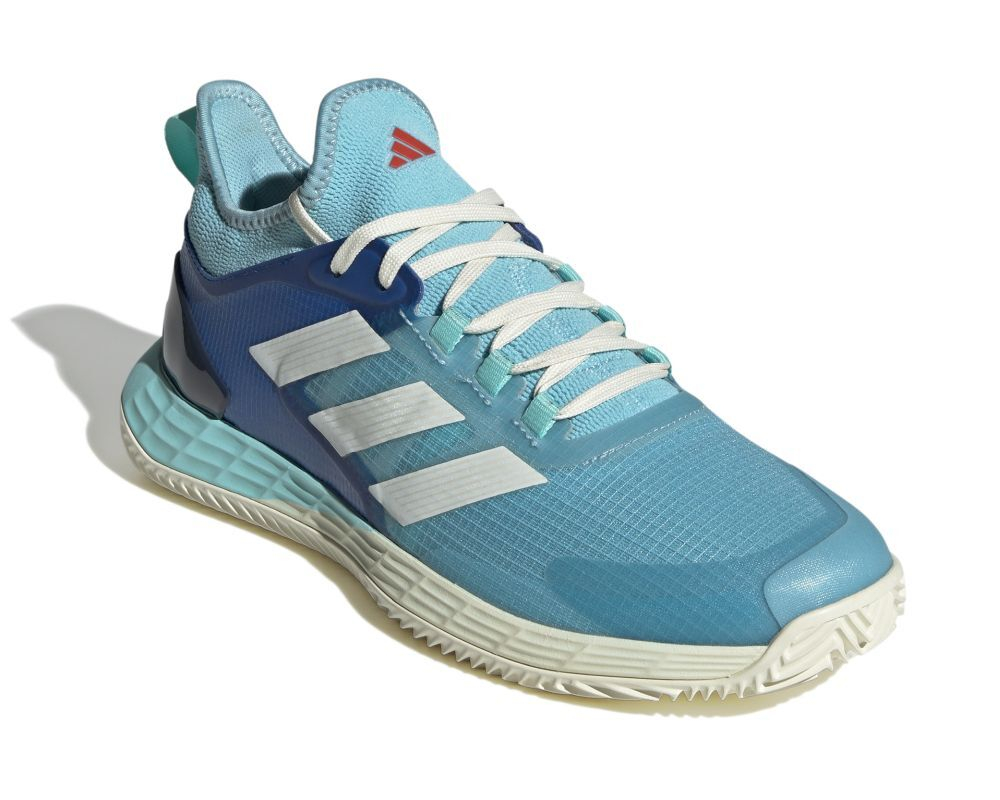 Мужские кроссовки теннисные Adidas Adizero Ubersonic 4.1 Clay - light aqua/off white/flat aqua