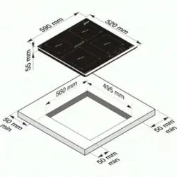 Варочная панель индукционная MIDEA - MIH64100, Midea