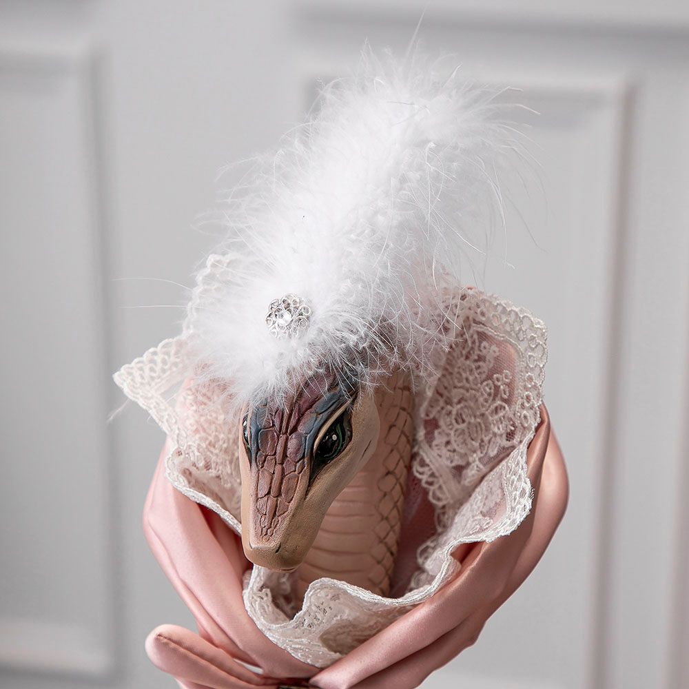 Кукла интерьерная коллекционная Змея Шарлотта