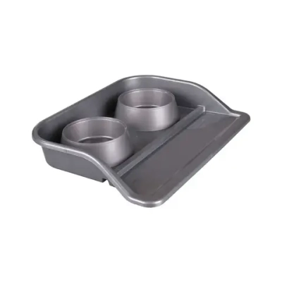 Набор мисок для дом. животных 0,3л с лотком (комплект 10 шт)