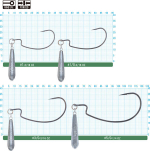 Крючок Owner огруженый 5117 №1 3/16