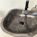 Раковина из речного камня RS-66035 60х50х14 из натурального камня