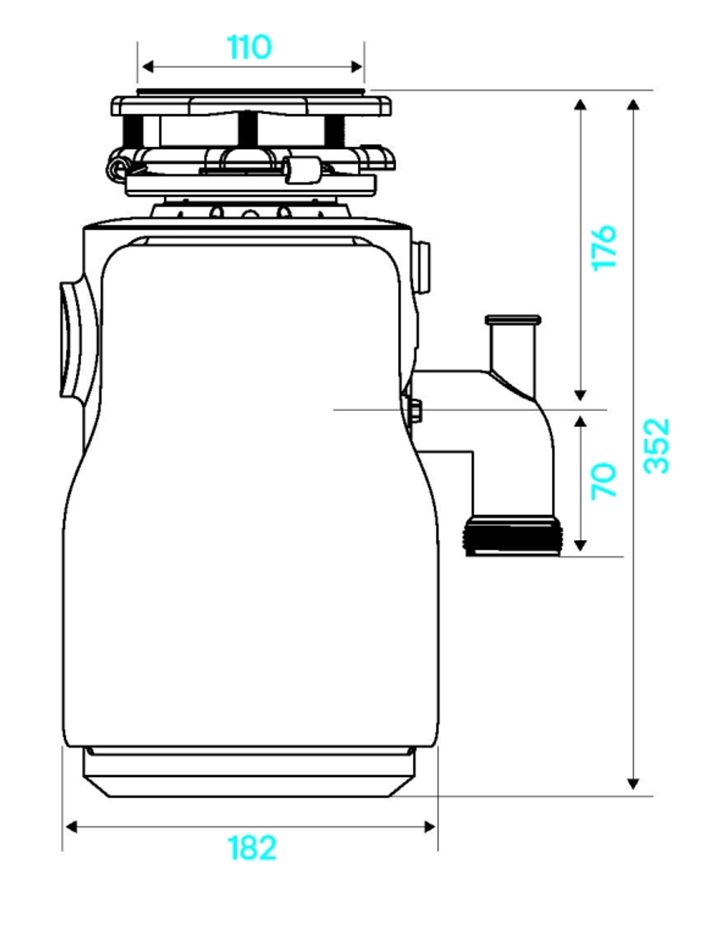 Измельчитель kuchenstern MüHLE 600