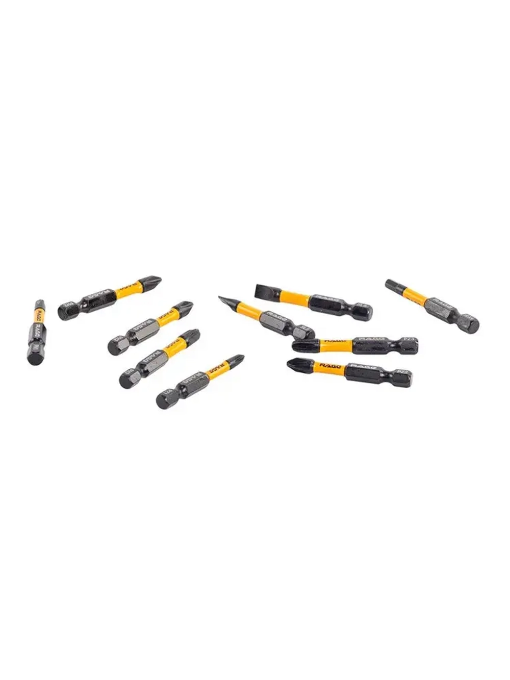 Набор бит торсионных IMPACT S2 PH PZ SL HEX x 50 мм 10 шт RAGE by VIRA