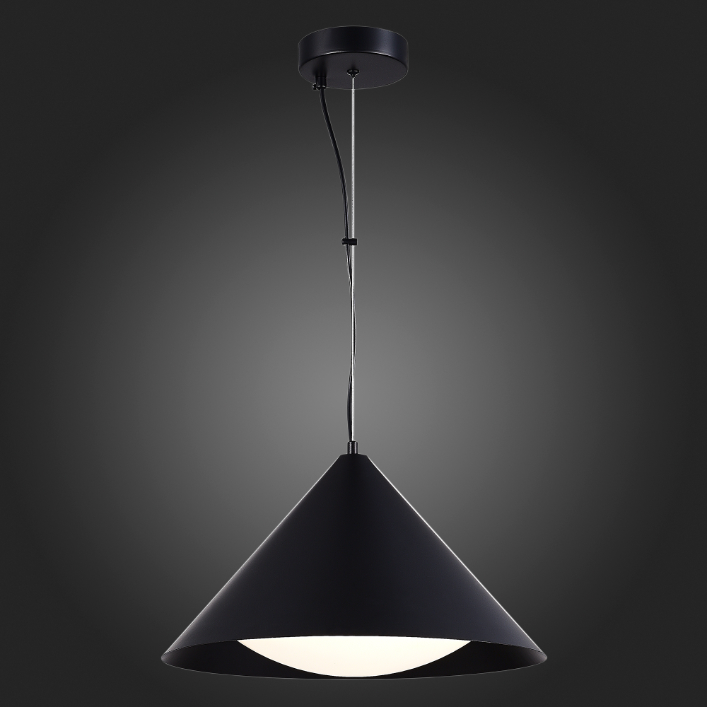 SL6501.413.01 Светильник подвесной ST-Luce Черный/Черный LED 1*12W 3000K