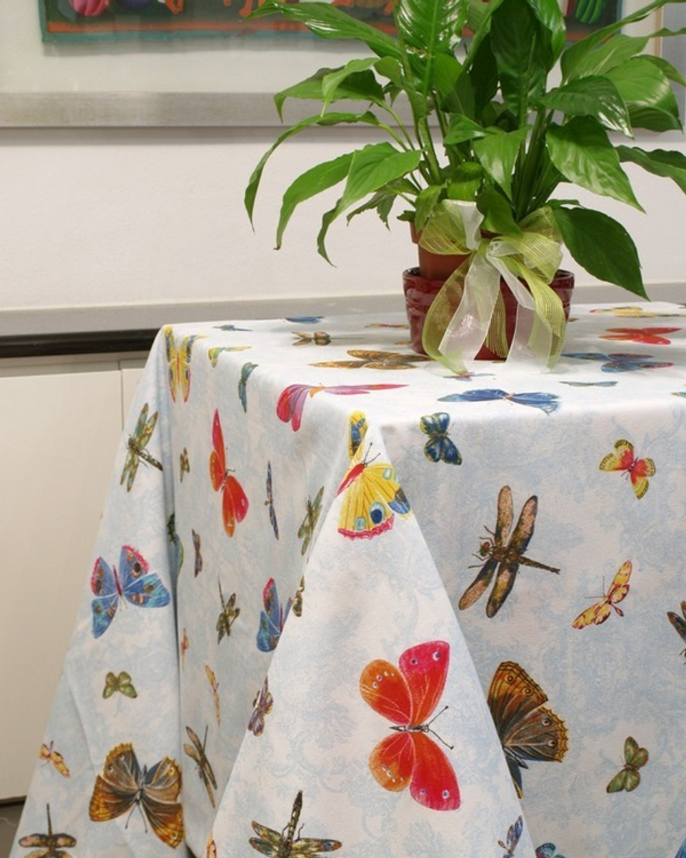 Скатерть 140x270 Viscontea di Milano Iolanda blue