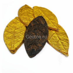 Чай Шу Пуэр "Stout Leaf" Золотой лист