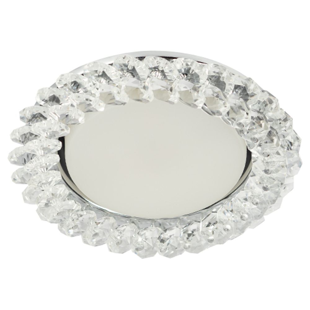 Светильник встраиваемый ЭРА DK84 CH/WH под лампу GX53 хром/прозрачный