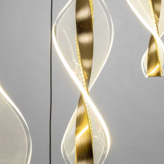 Подвесная светодиодная люстра Citilux Vind CL214091