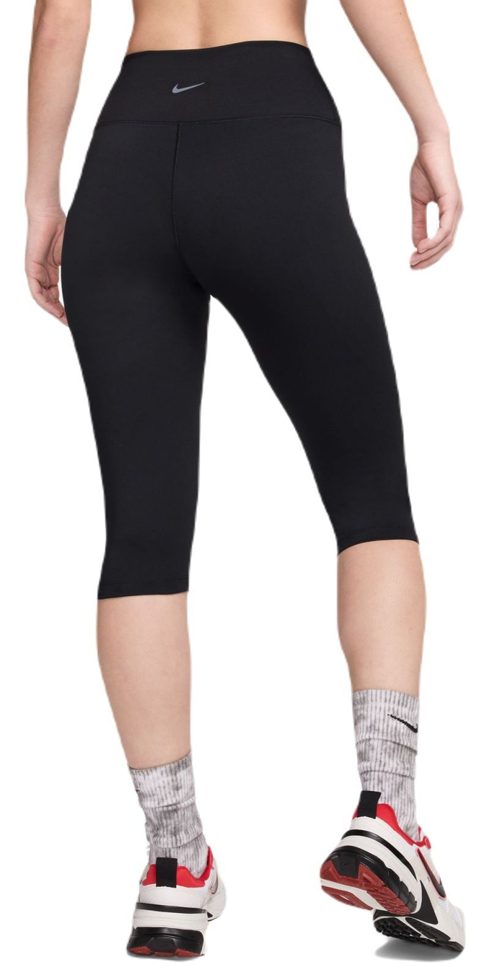 Leginsy Nike Dri-Fit One High-Waisted Capri Leggings - черный