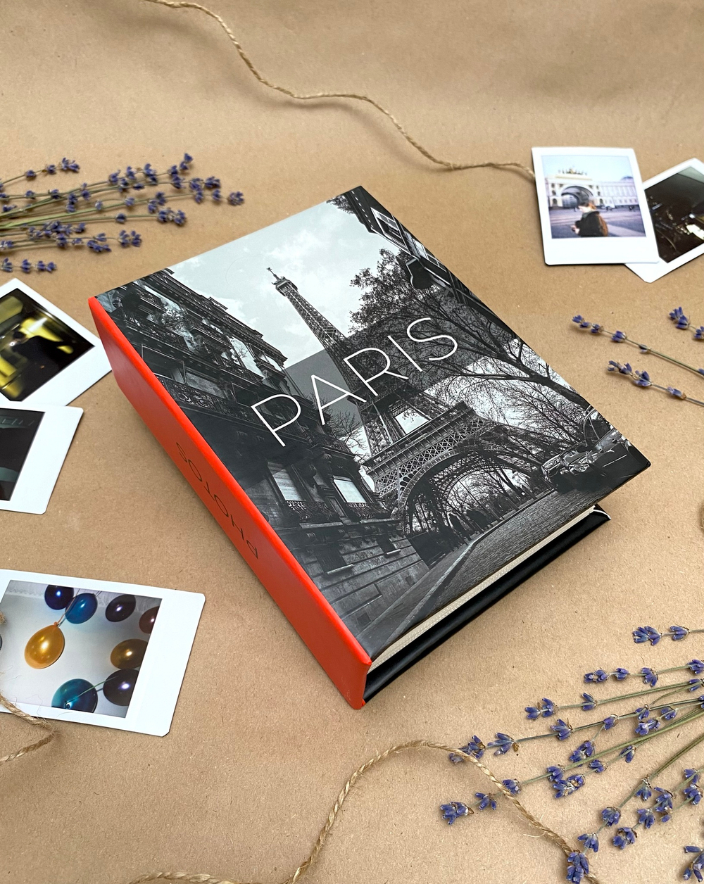 Фотоальбом на 100 фото 10х15 см с кармашками, "travel traces" Париж