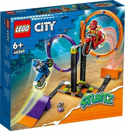 Конструктор LEGO City Stunt Challenge вращающиеся круги 60360