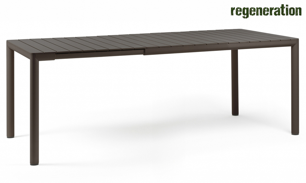 Стол пластиковый раздвижной Nardi Tevere 147, терра