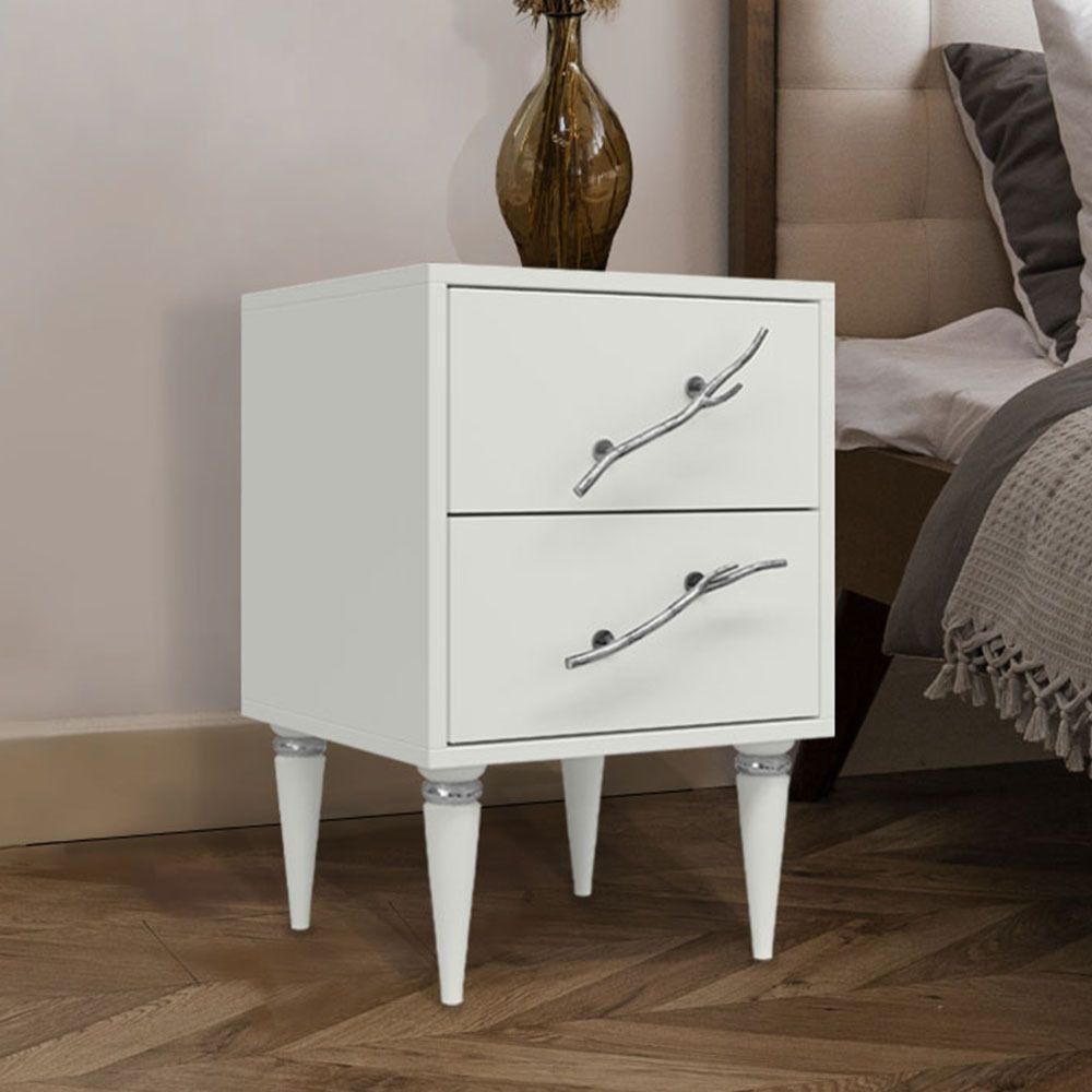 Тумба Арт Колор matte Классик Сильвер Белый опал матовый