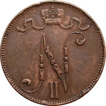 5 пенни 1915 (монета для Финляндии)