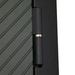 Стальная дверь "Форт" с зеркалом (биометрический замок).