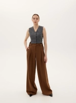 Брюки, коричневый