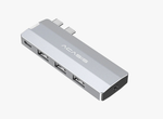USB-концентратор ACASIS R881, 7 разъемов, витой кабель, 0,5 м