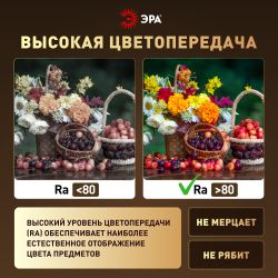 Светильник потолочный светодиодный ЭРА Классик без ДУ SPB-6 Slim Night SKY 18W-4K 4000К | Светильники SPB-6 без ДУ