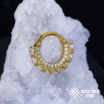 Кликер Passion Crystal PVD Yellow 1.2мм