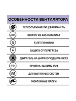 Вентилятор накладной WIND D100 двигатель BB ERA