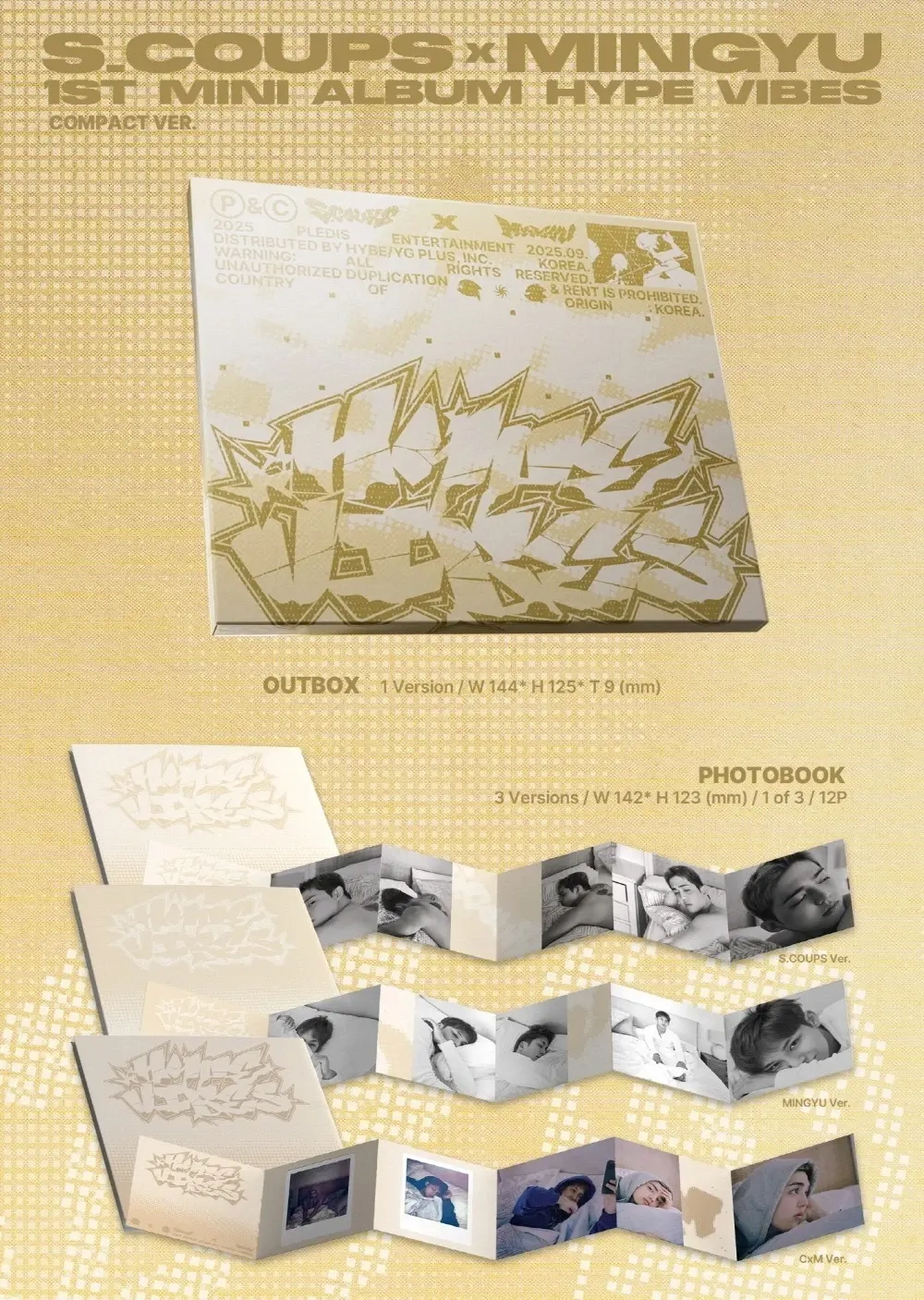 Альбом S.COUPS X MINGYU - HYPE VIBES [COMPACT ver.]
