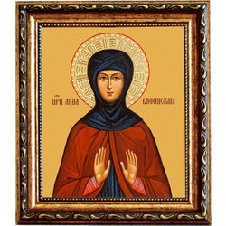 Анна Вифинская преподобная. Икона на холсте.