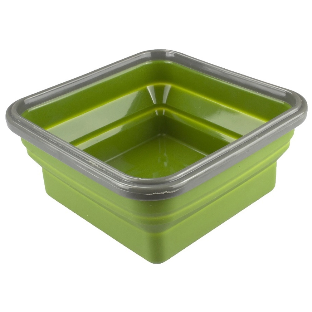 Контейнер силиконовый Tramp с ловилкой 1000 мл TRC-145 (оливковый)