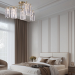 Citilux AXIS CL313263 Люстра хрустальная потолочная Бронза