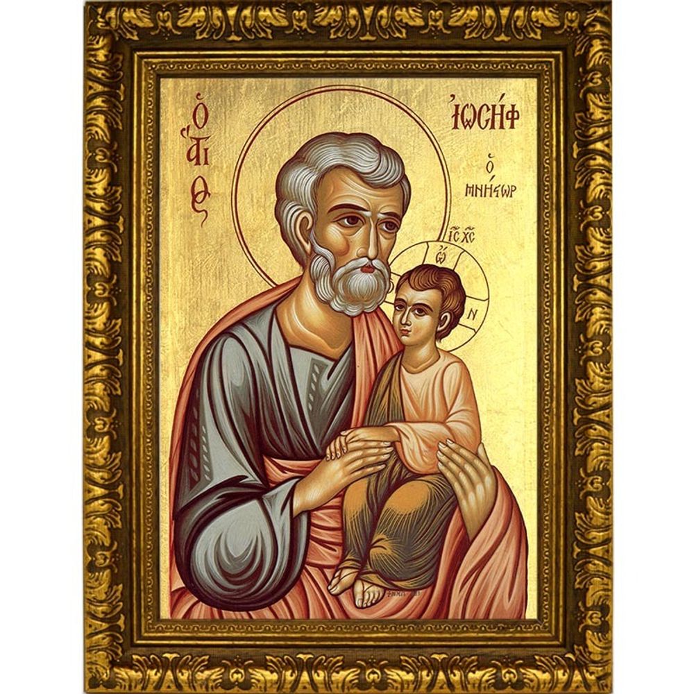 Иосиф Обручник Праведный. Икона на холсте.