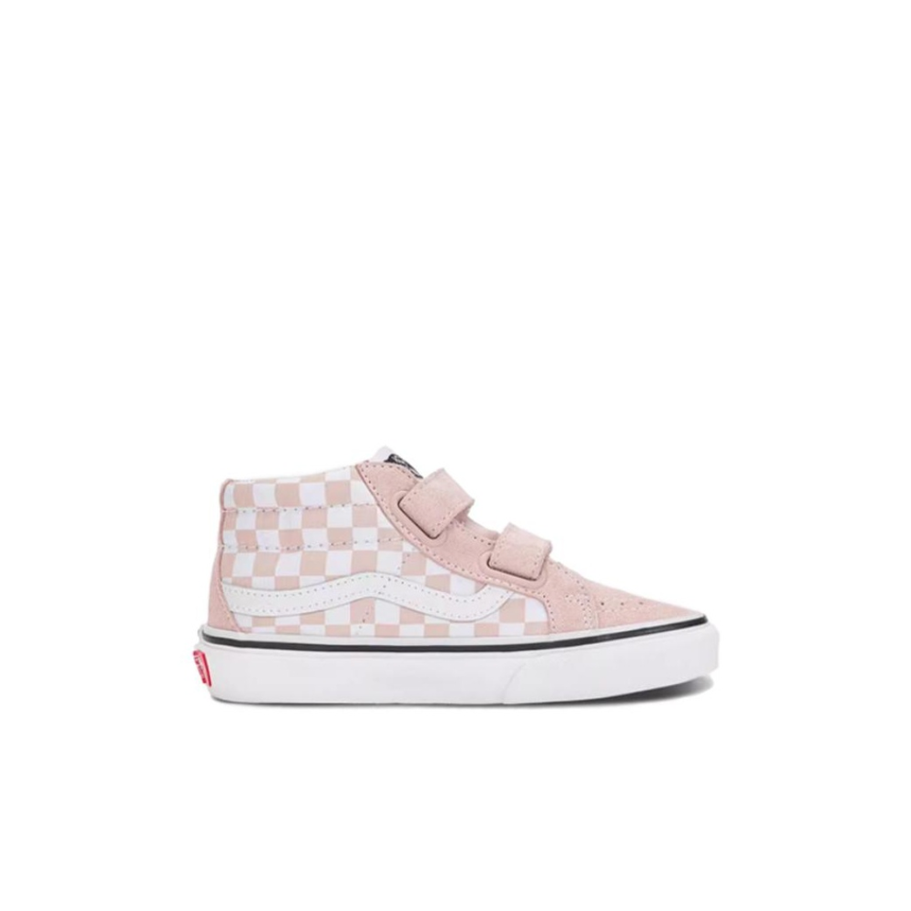 Детские кеды Vans SK8-MID Checkboard Shoes 'Pink White' VN00018TBQL