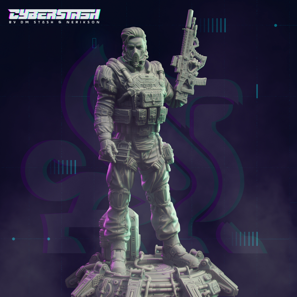 Миниатюры Киберпанк Cyberpunk 32мм 75мм