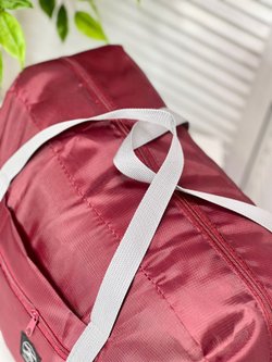 Сумка дорожная, текстильная бордовая (201723121)