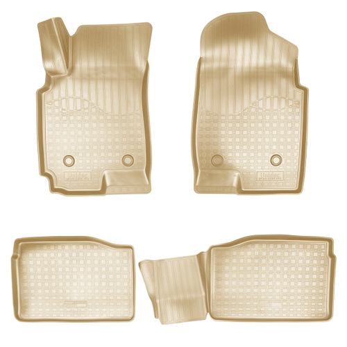 Ковры в салон Norplast/Unidec для FAW Besturn X80 (2013-)Полиуретан,Бежевый, арт.NPA11-C205-052-B