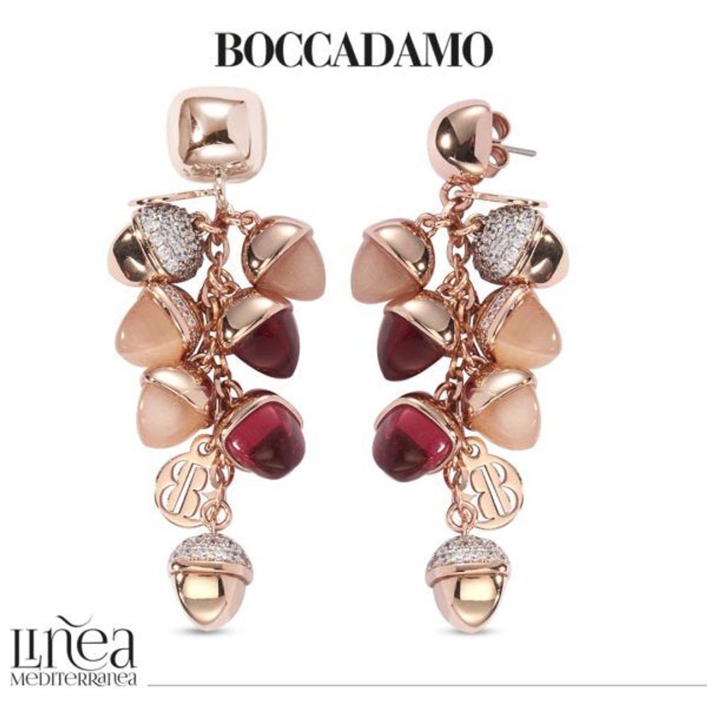 Серьги Boccadamo Caleida KOR014RS R/BR/RG