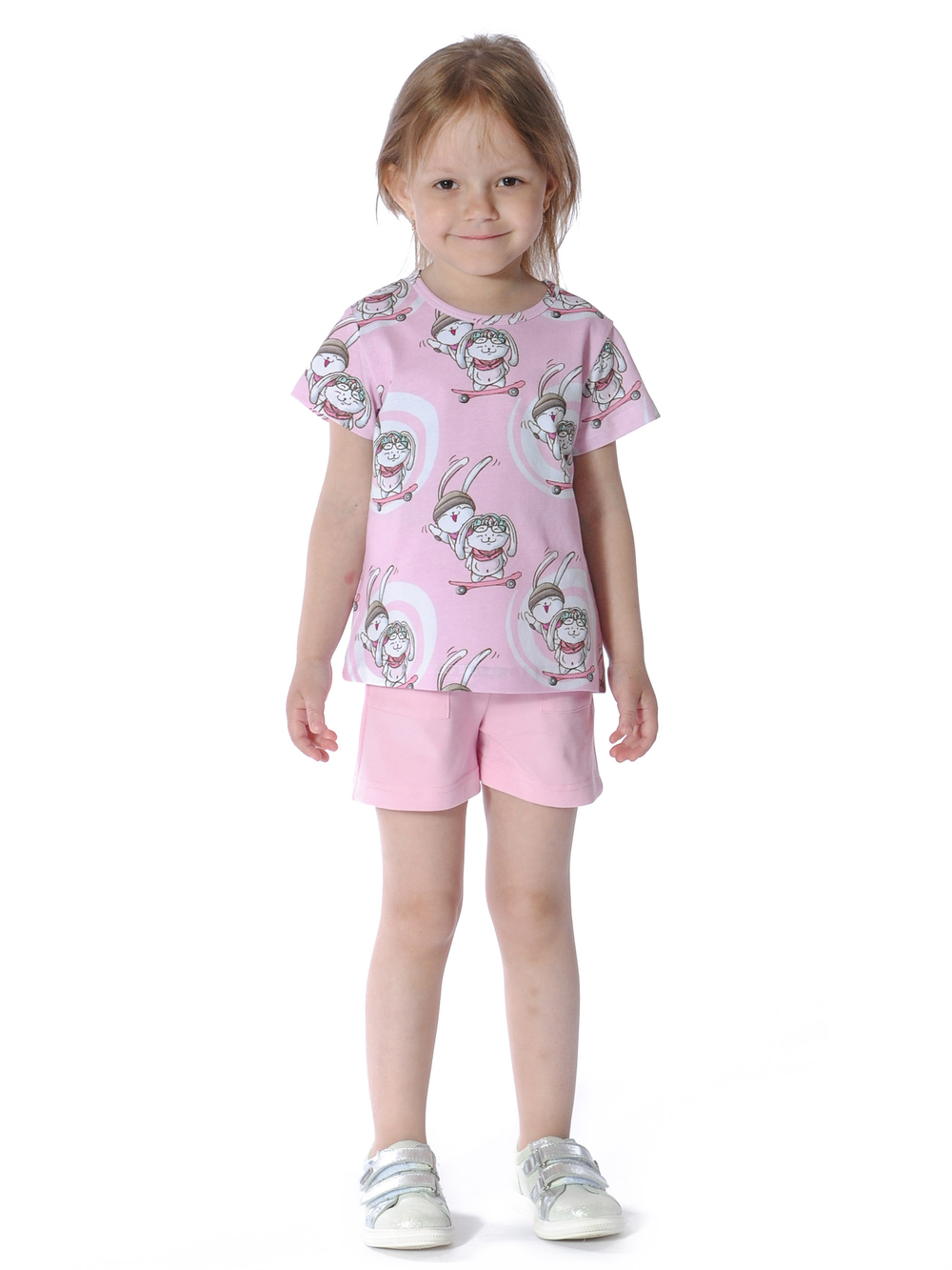 Футболка трикотажная для девочки 3-8 лет Милашка Сьюзи