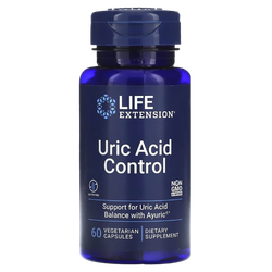 Life Extension Uric Acid Control 60 veg capsules, Контроль мочевой кислоты