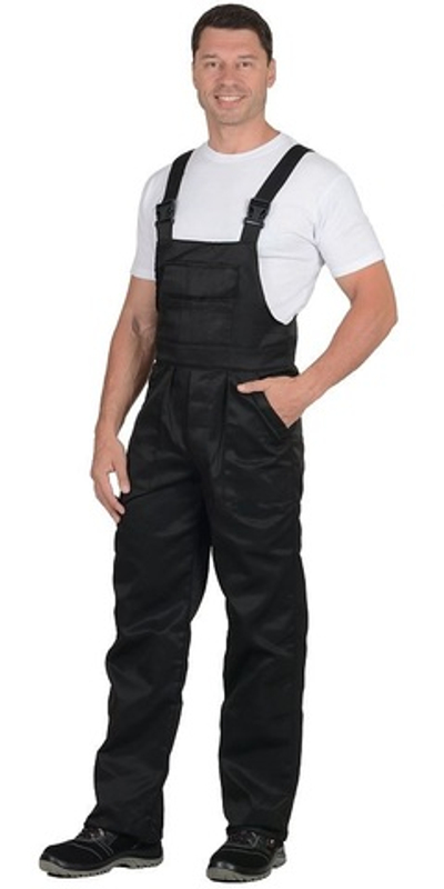Полукомбинезон  рабочий Черный