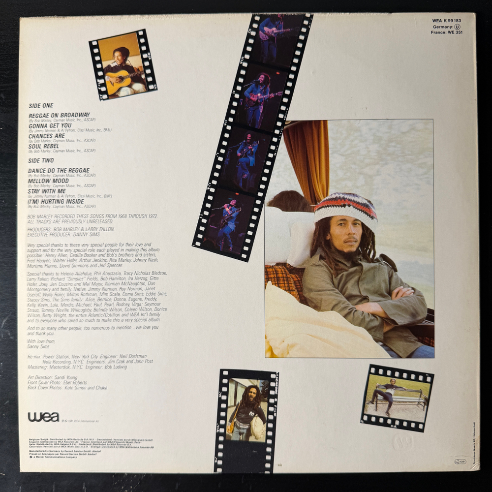 Bob Marley - Chances Are (Германия 1981г.)