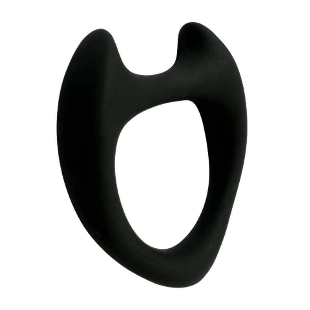 Эрекционное кольцо Toro от Wooomy черное (M)