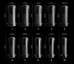 Irisk Многоразовые верхние формы с разметкой для экспресс моделирования ногтей