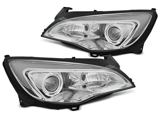 Передние фары TUBE LIGHT CHROME для Opel Astra J