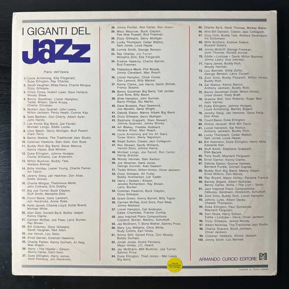 Giganti Del Jazz Vol. 32 - Lonnie Smith, George Benson (Италия 1981г.)