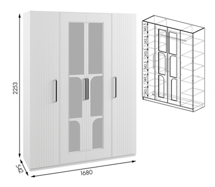 Шкаф 1680 Венеция