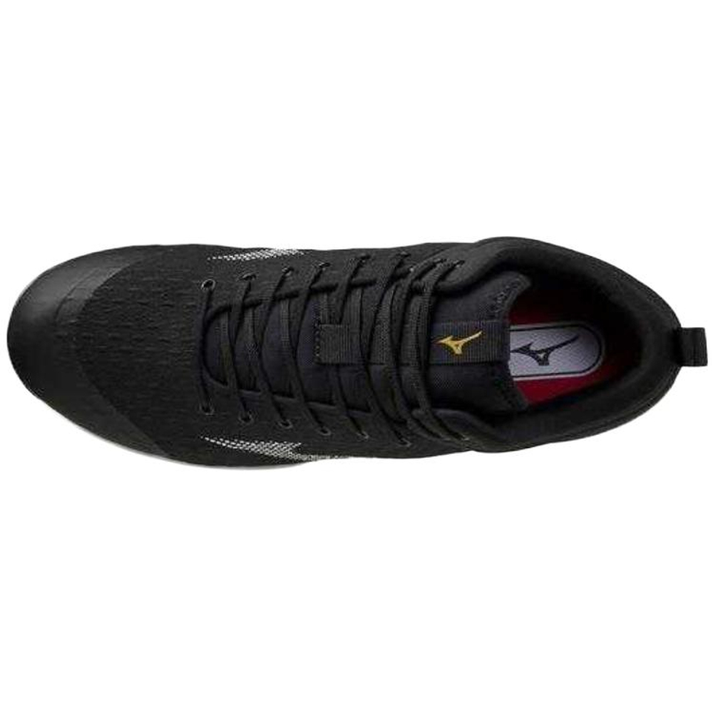 Mizuno Dominant 4 Low Top Upper Height Baseball Shoes Men"s Black