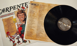 Винтажная виниловая пластинка LP Carpenters Christmas Portrait (USA 1985)