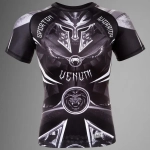 Рашгард Venum Gladiator 3.0 SS Black/White